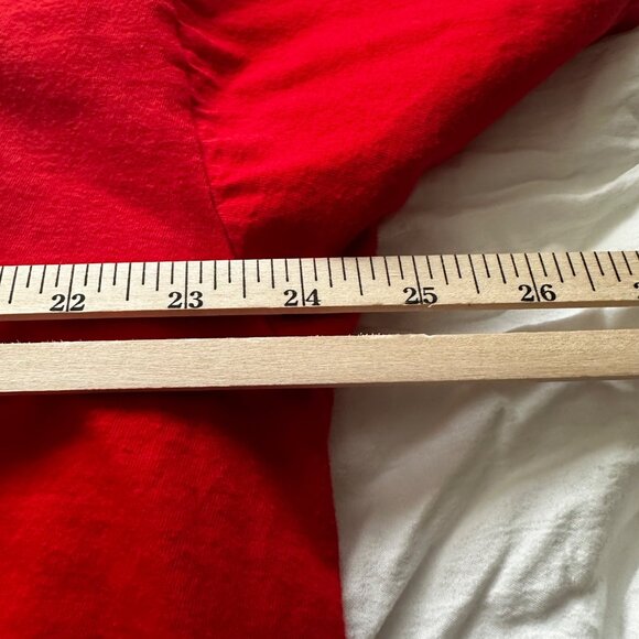 Grandma Elf Graphic T-Shirt Red Gildan Softstyle Ring Spun Cotton 3XL - Picture 5 of 8